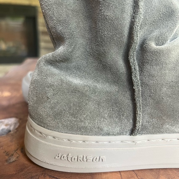 SATORISAN Meraki Women's Grey Suede Pull On Lined Booties US 5,5. EU 36 - Picture 8 of 11